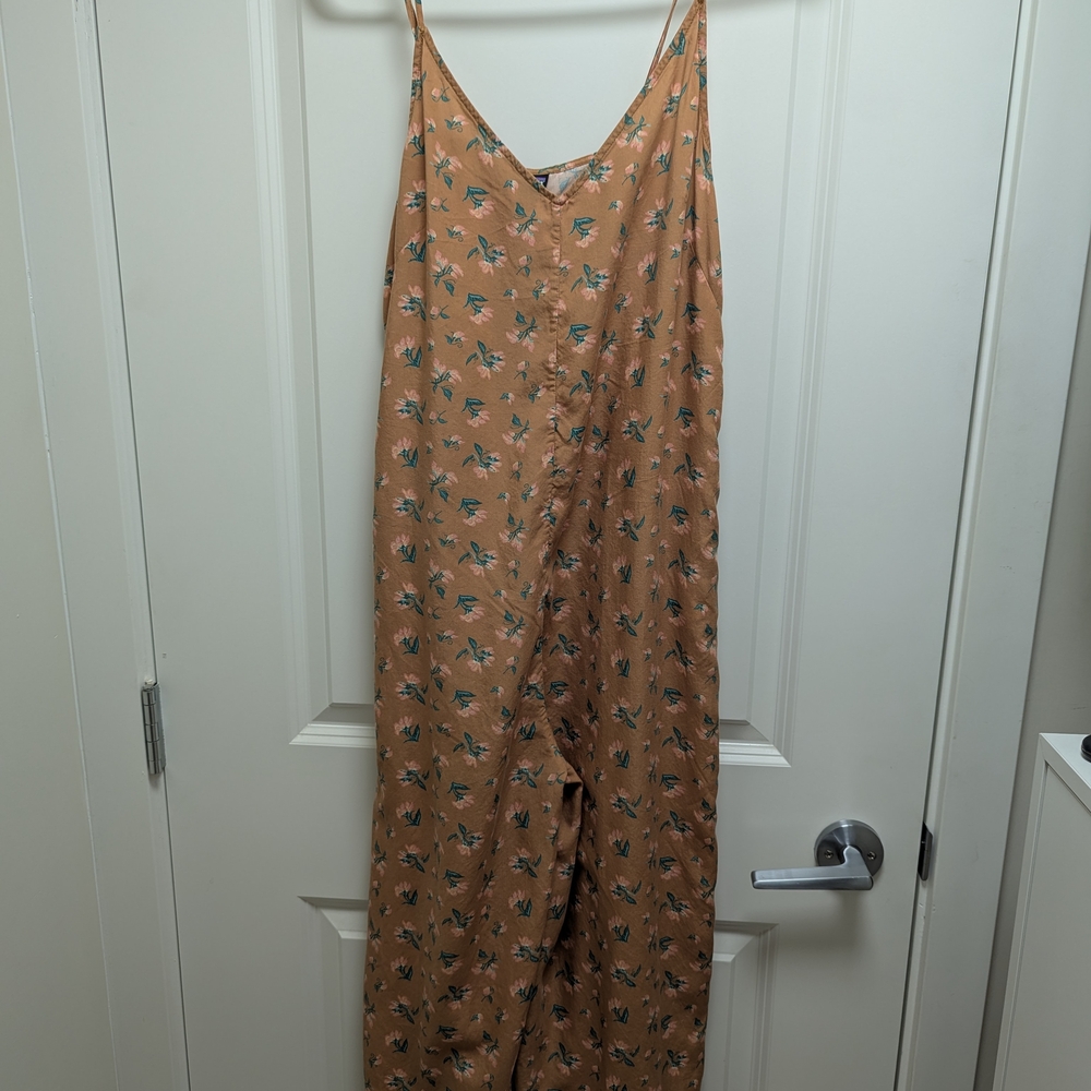Patagonia Tan Floral Top
